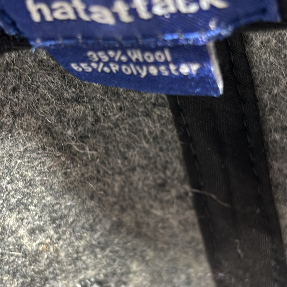 Hat Attack Gray Wool Blend Cap Ball-Cap Style War… - image 3